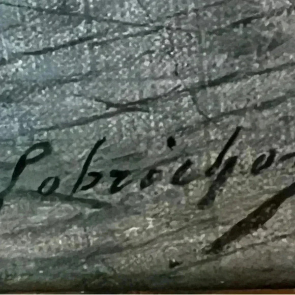 French Canvas Promenade Des Enfants Art by Timoleon Marie Lobrichon Gold Frame - Picture 16 of 16